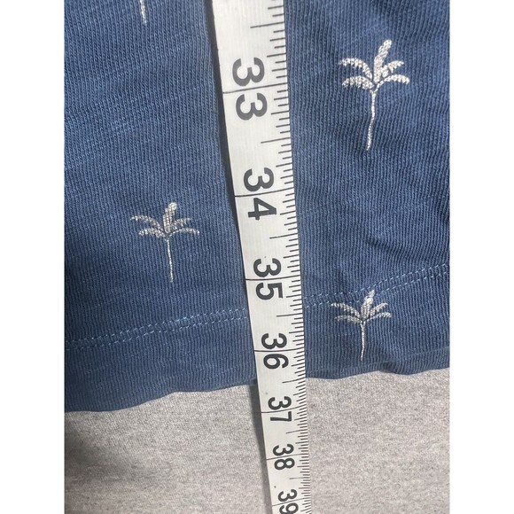 Boden Women Blue Casual Dress 14R‎ palm trees - Picture 2 of 5